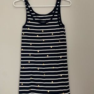 Blue Striped Tank Top